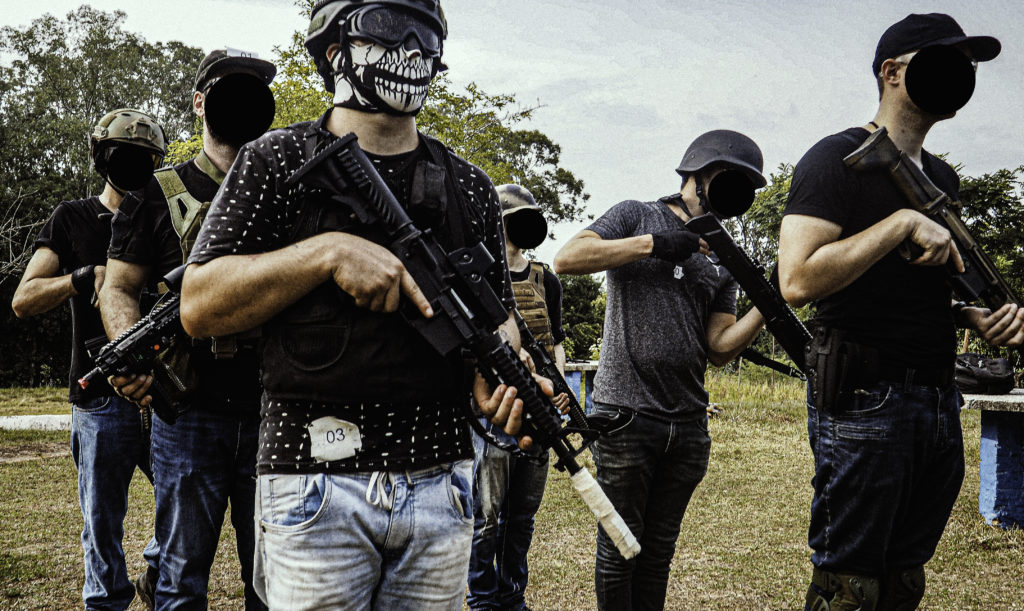 Recrutas prontos para instrução